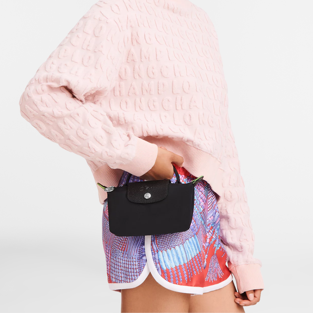 Bolsa Mini de Mão com Alça Curta e Fecho em Couro Texturizado – Avanira