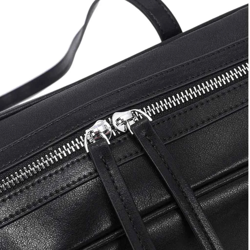 Bolsa de Ombro Feminina Retangular de Couro PU com Design Minimalista – Celilia