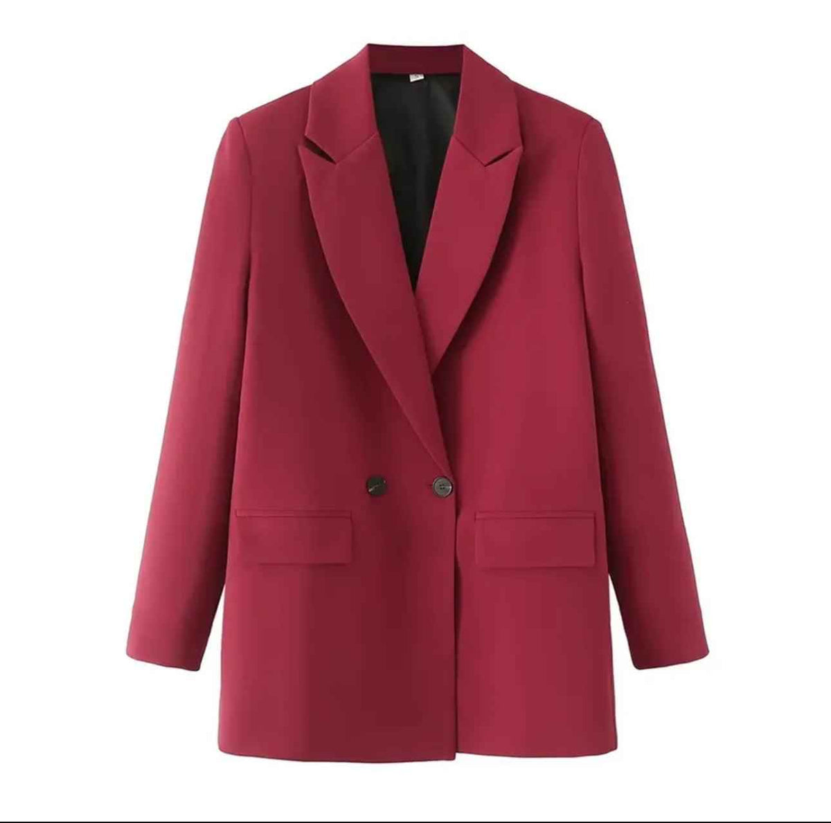 Blazer Feminino Alongado de Alfaiataria Transpassado – Lianara
