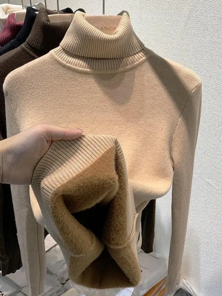 Blusa Cacharrel Térmica de Gola Alta Forrada – Celinara