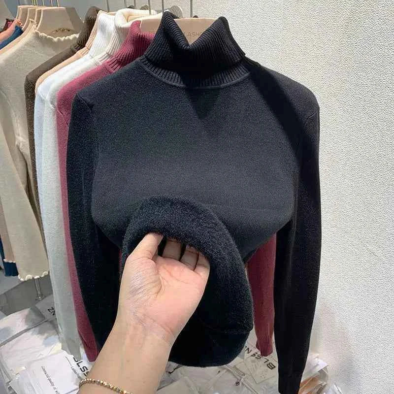 Blusa Cacharrel Térmica de Gola Alta Forrada – Celinara