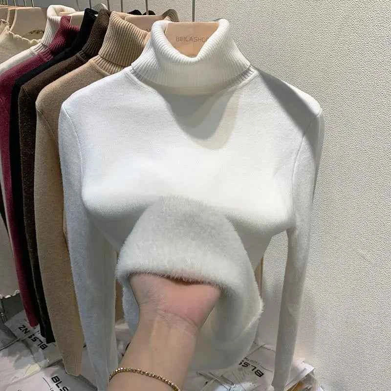 Blusa Cacharrel Térmica de Gola Alta Forrada – Celinara