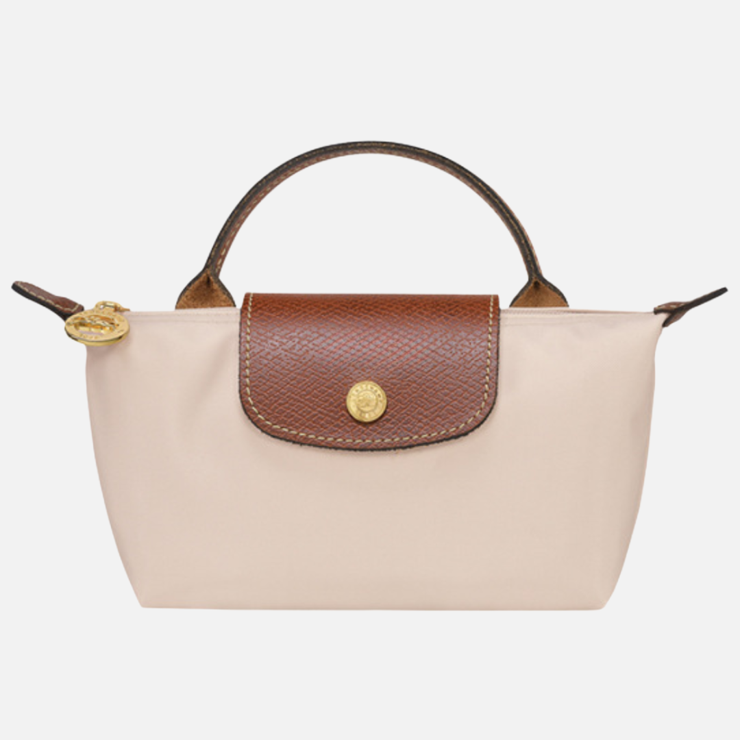 Bolsa Mini de Mão com Alça Curta e Fecho em Couro Texturizado – Avanira