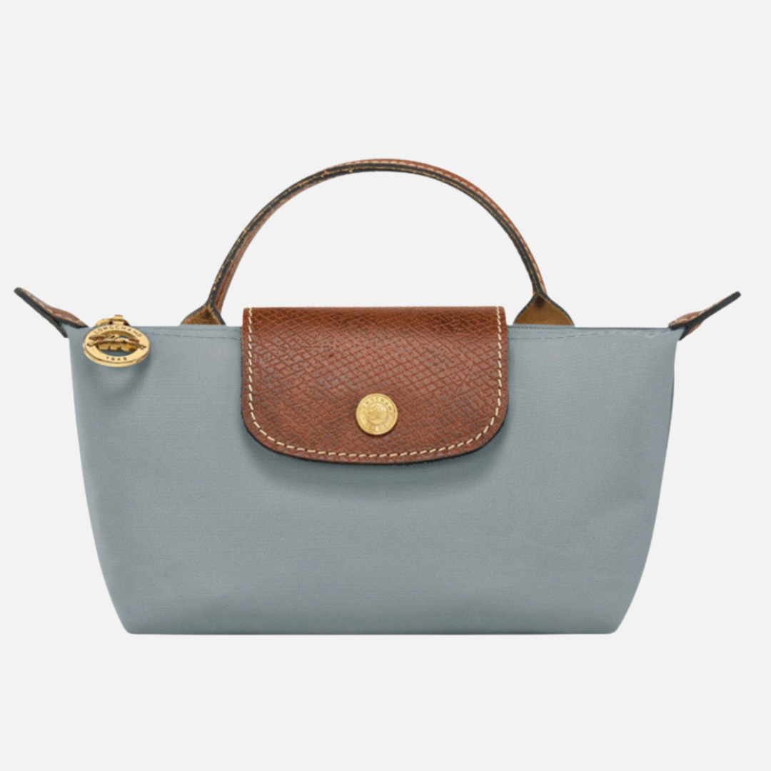 Bolsa Mini de Mão com Alça Curta e Fecho em Couro Texturizado – Avanira