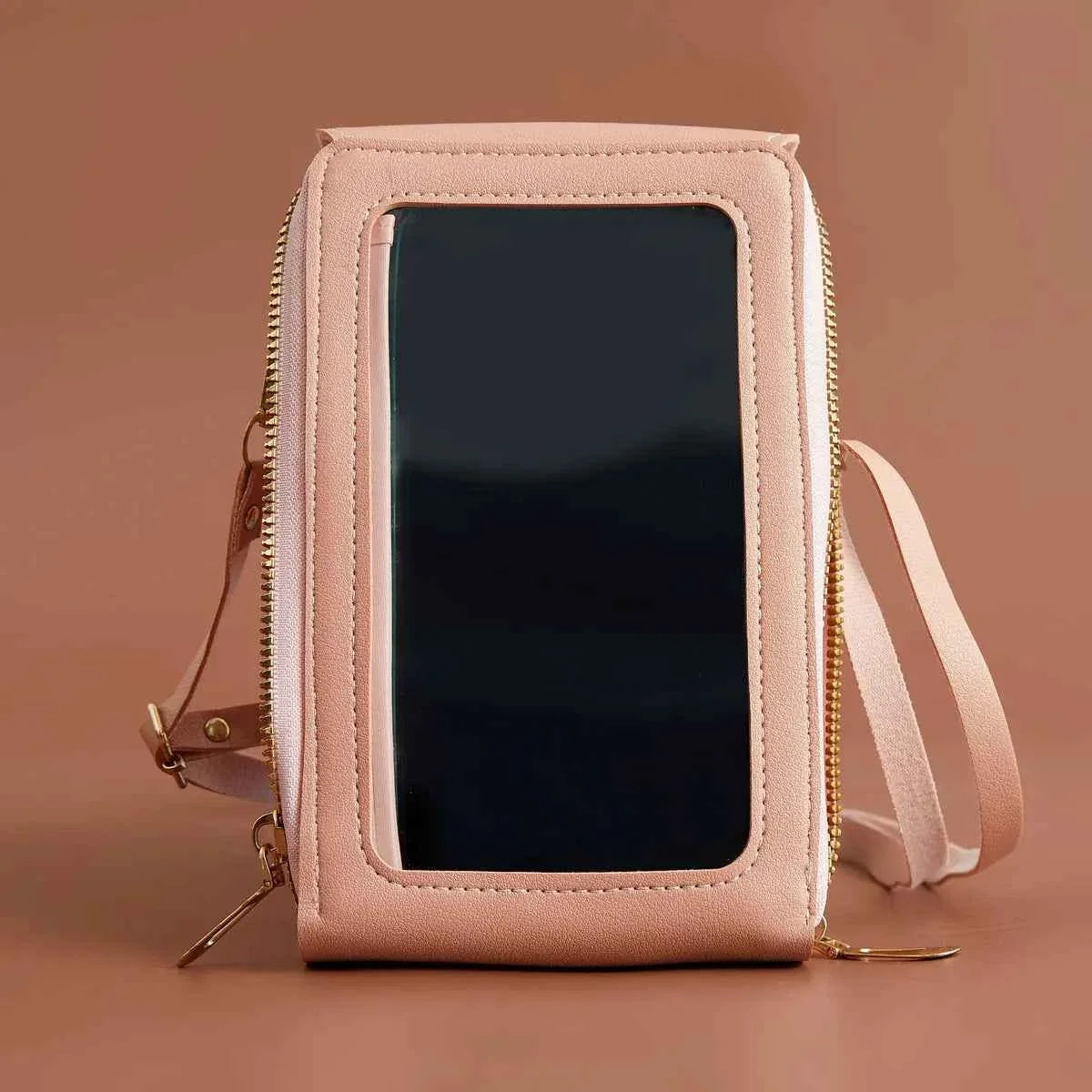 Bolsa Feminina Transversal Porta Celular e Carteira em Couro PU – Alilia