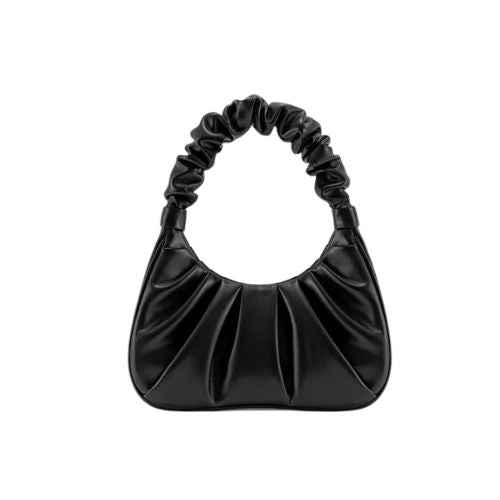 Bolsa Hobo Feminina de Luxo Estruturada em Couro com Alça Frufru – Galilia