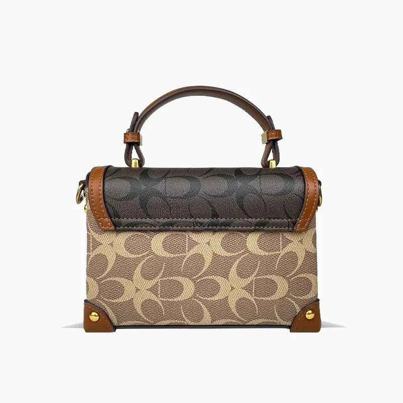 Bolsa Estruturada Feminina de Luxo com Fecho Metálico – Calalia