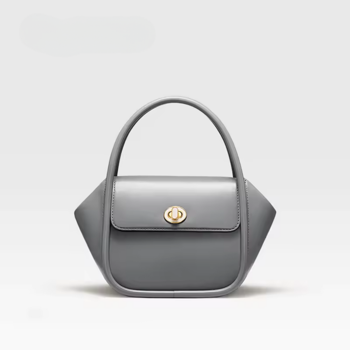 Bolsa de Luxo Estruturada de Couro com Alça Superior – Kalilia