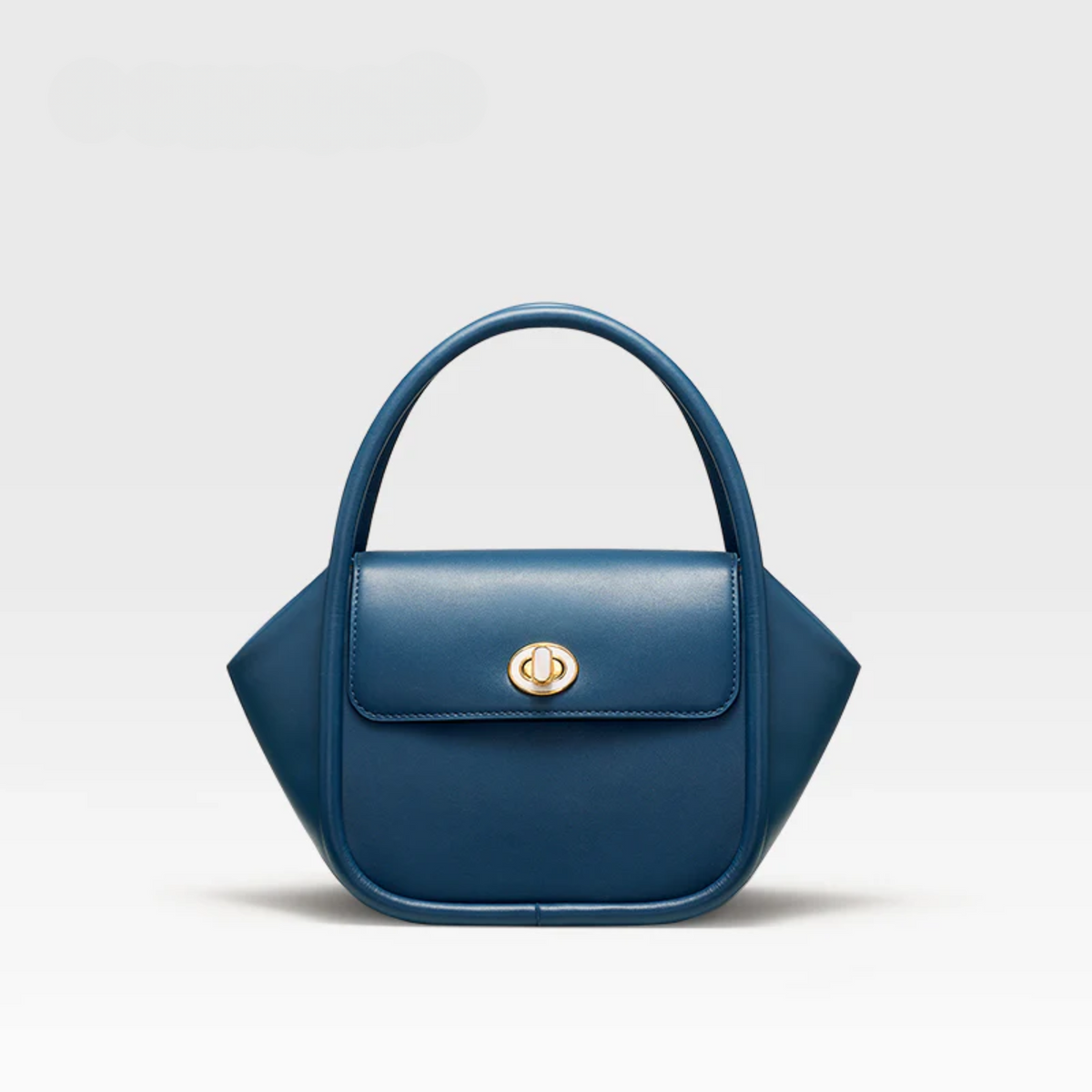 Bolsa de Luxo Estruturada de Couro com Alça Superior – Kalilia