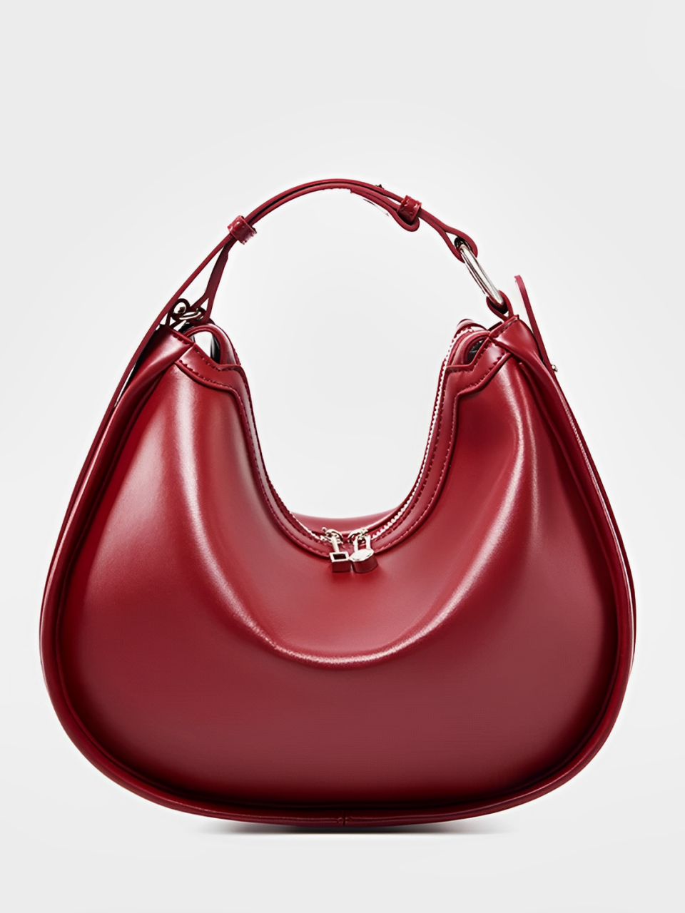 Bolsa Hobo de Luxo Feminina em Couro Legítimo com Design Escultural – Larilia