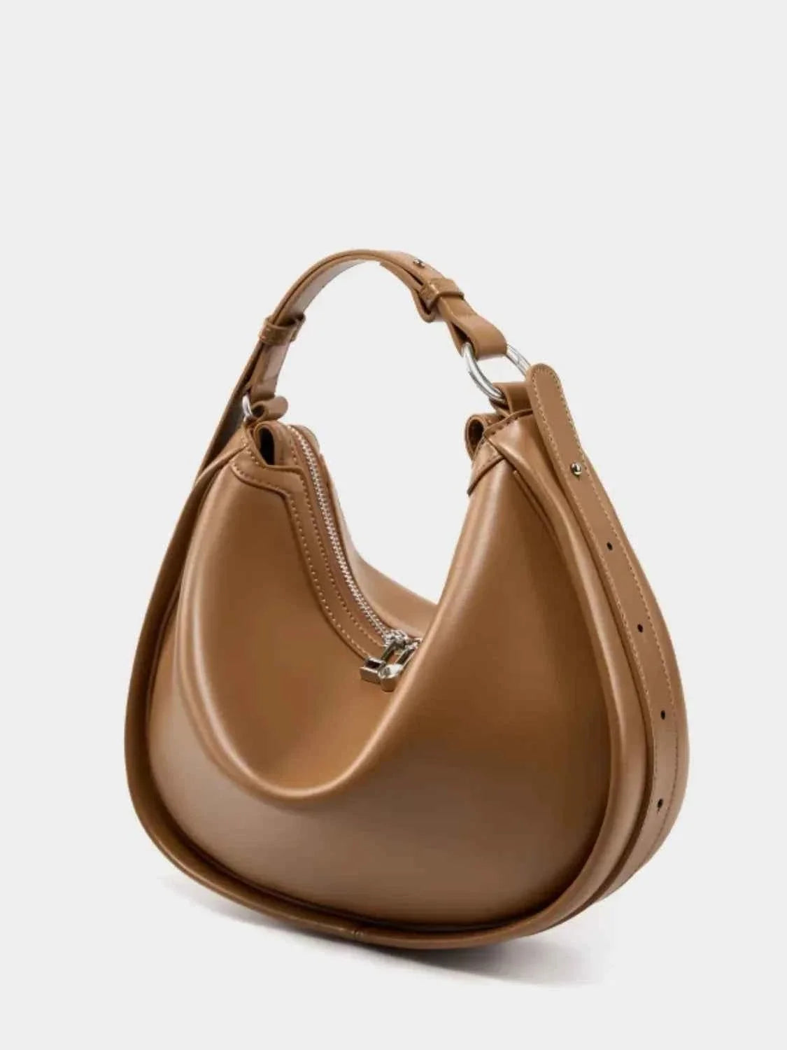 Bolsa Hobo de Luxo Feminina em Couro Legítimo com Design Escultural – Larilia