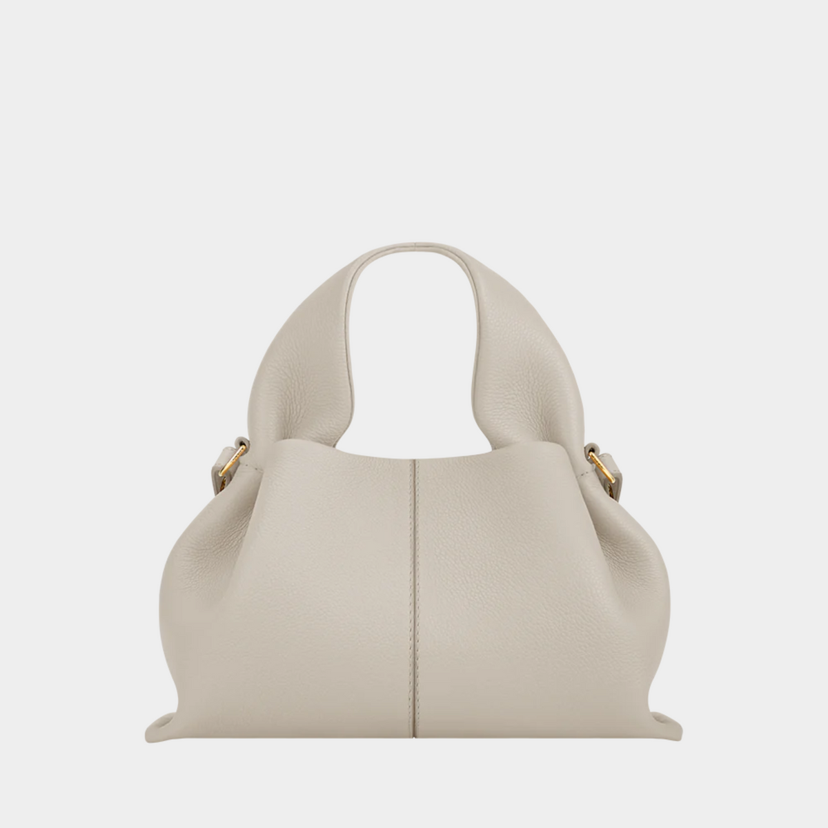 Bolsa de Luxo Feminina em Couro Legítimo Estruturado com Alça de Ombro – Lelilia