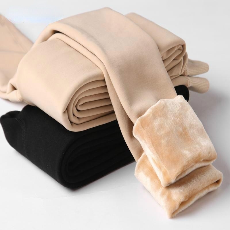 Calça Legging Feminina Térmica com Interior Peluciado e Cintura Alta – Lualina