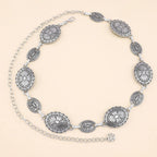 Cinto Feminino de Corrente Metálica com Medalhões Boho – Jade