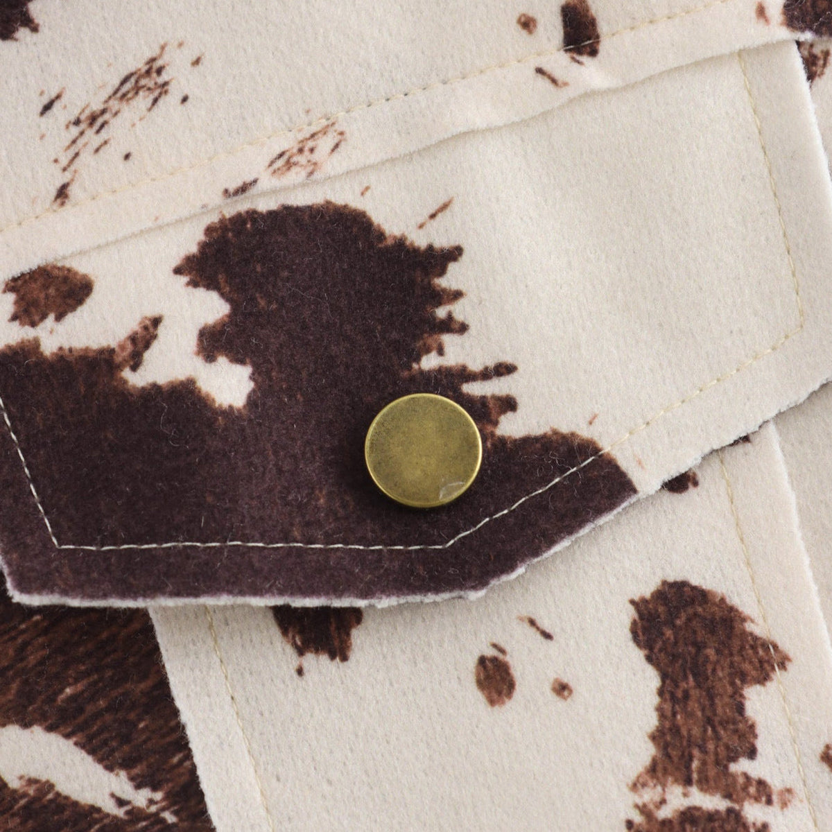 Jaqueta Trucker de Couro Eco Animal Print – Galinara
