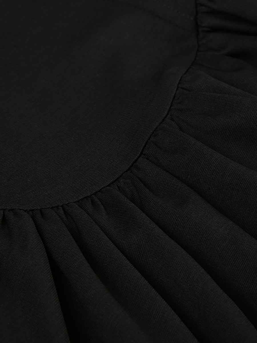 Vestido Curto Tomara que Caia com Corpete Estruturado e Saia Evasê – Maranora