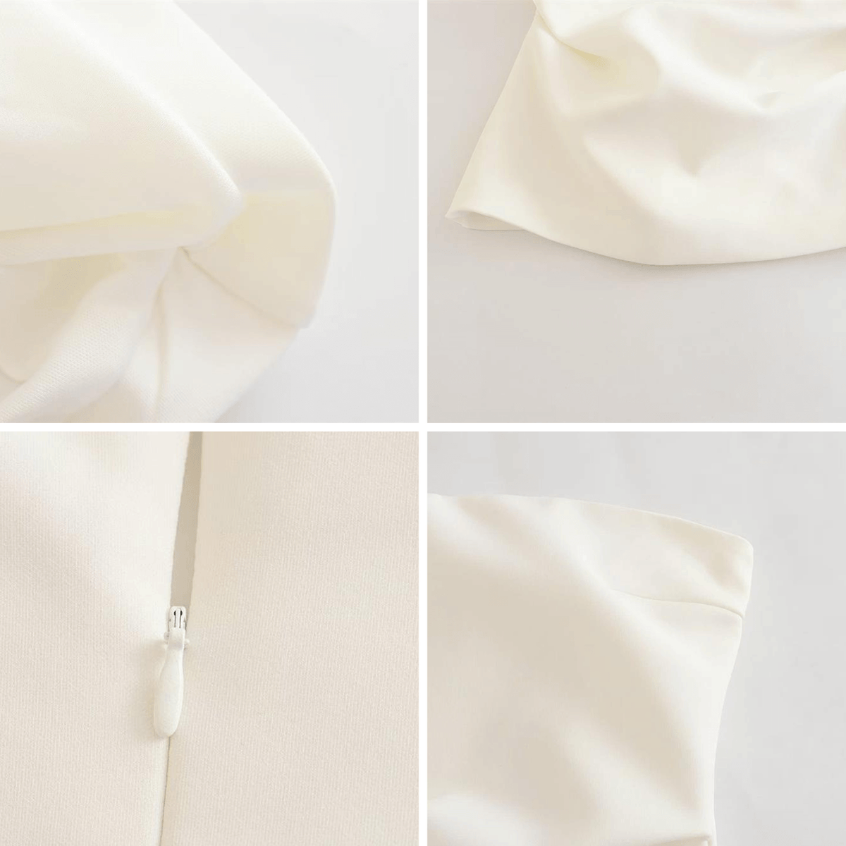 Top Tomara que Caia Branco com Corte Reto – Velarina