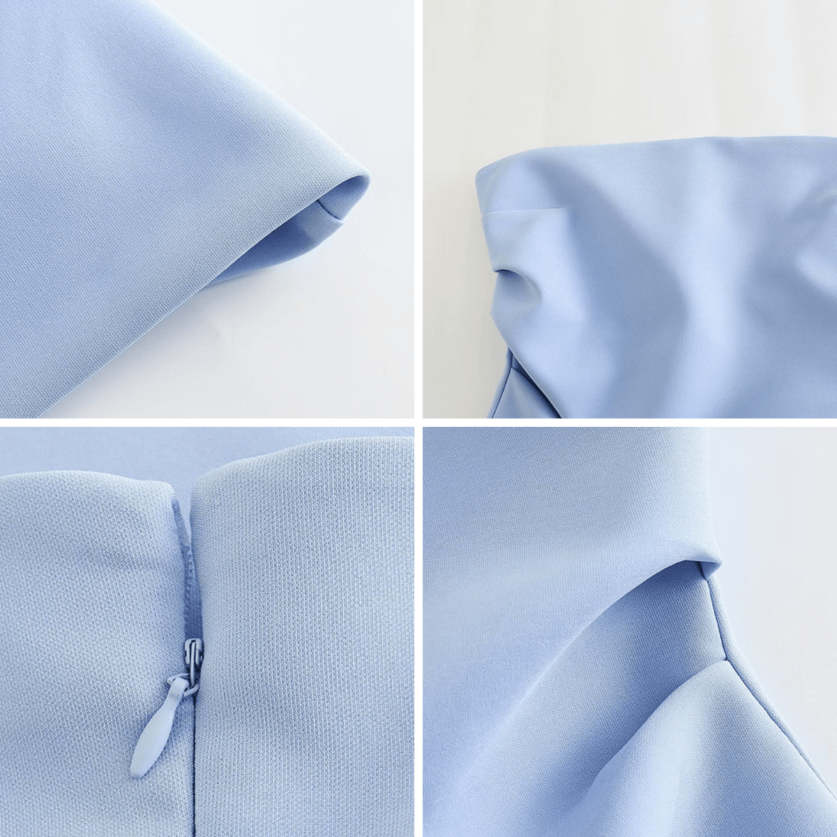 Top Tomara que Caia Branco com Corte Reto – Velarina