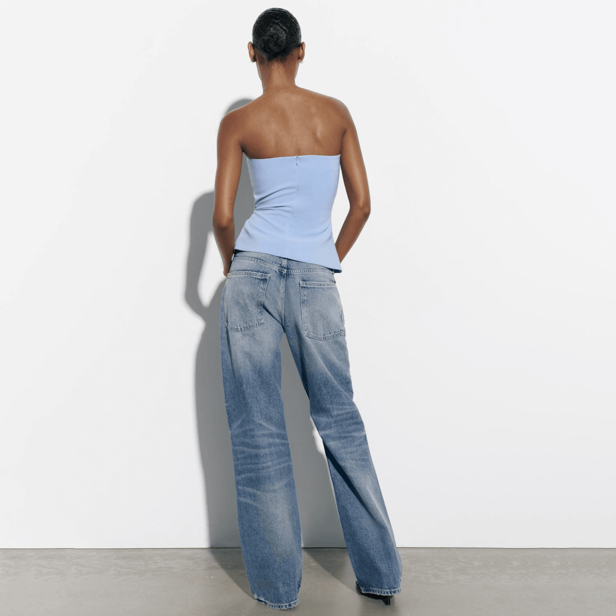 Top Tomara que Caia Branco com Corte Reto – Velarina