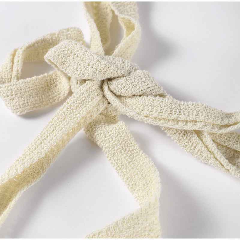 Vestido Longo de Crochê com Recortes – Liranira